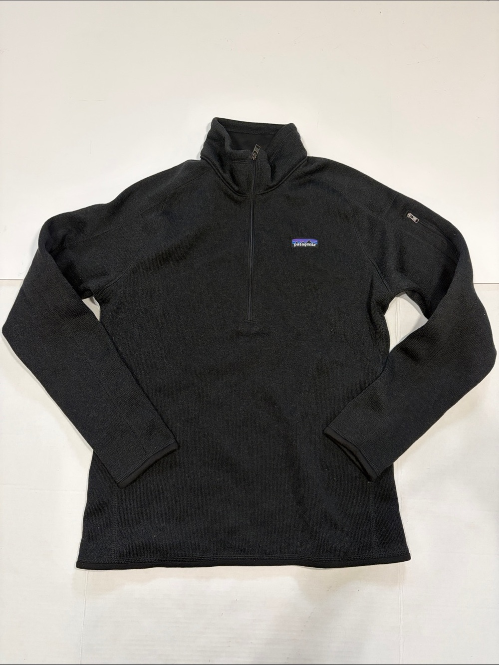 Patagonia Black Women's Quarter Zip Fleece Pullover